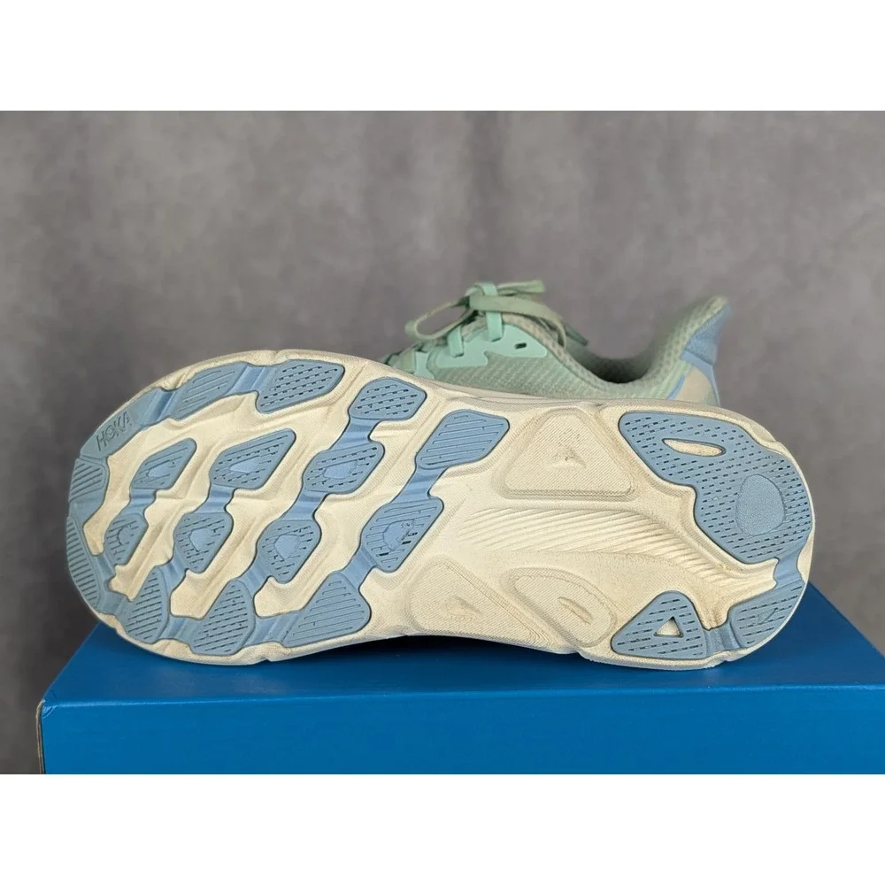 Hoka Clifton 9 Womens Running Shoes Sea Glass Orchid‎ Mauve Size 7.5B